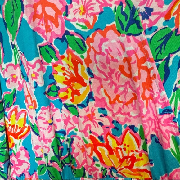 NWT ~ LILLY PULITZER Peggy Romper in Multi Rose to the Occasion Women’s L - Picture 6 of 9